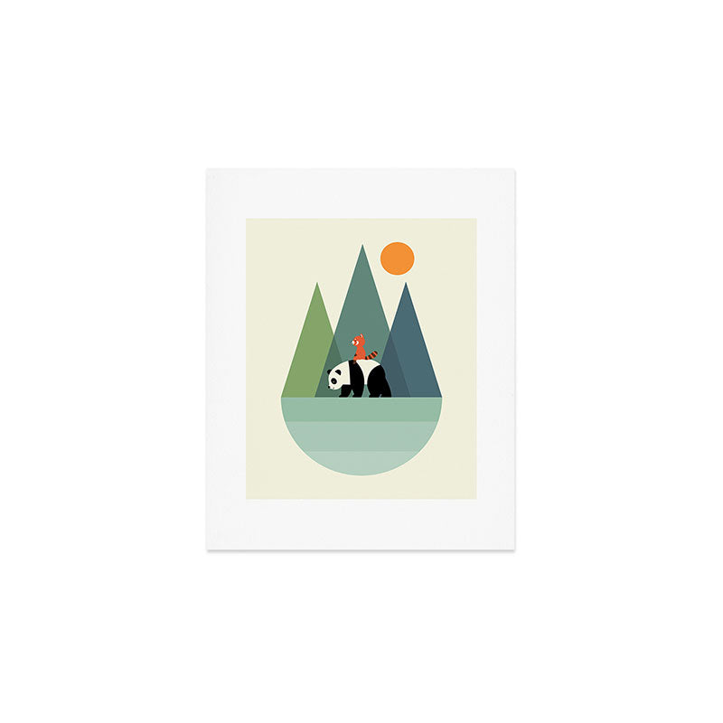 Panda Journey Art Print Gallery Image 1