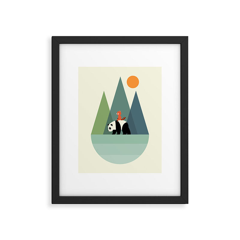 Panda Journey Framed Art Print Gallery Image 4