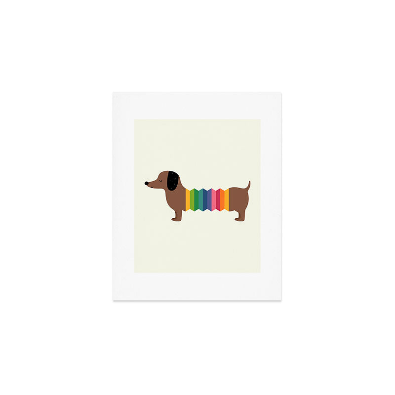 Rainbow Dooooog Art Print Gallery Image 1
