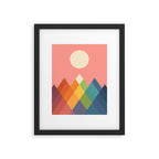 Rainbow Peak Framed Art Print Gallery Image 5