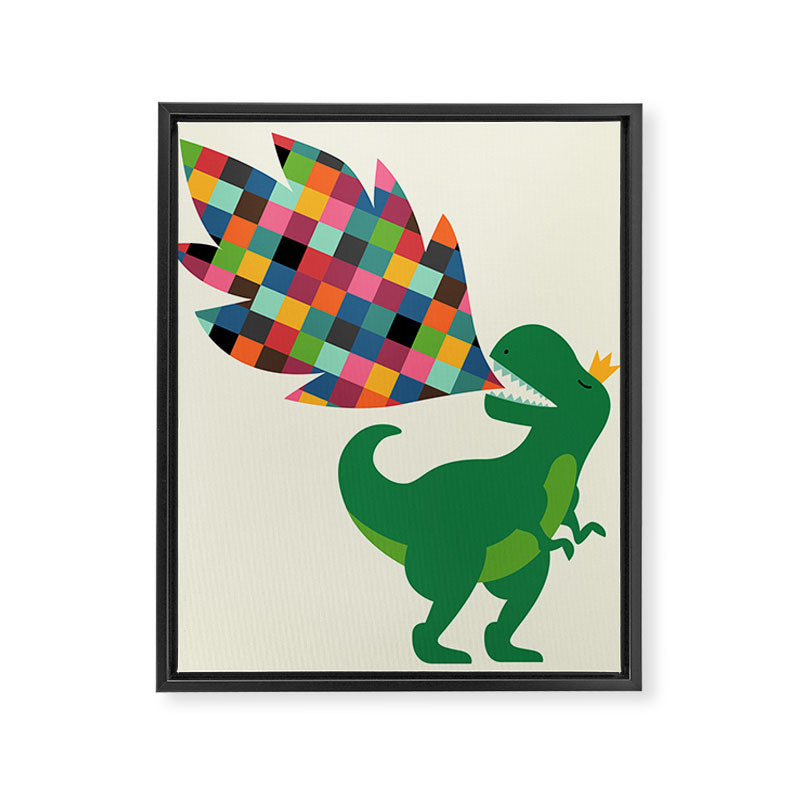 Rainbow Power Framed Canvas Print Gallery Image 6