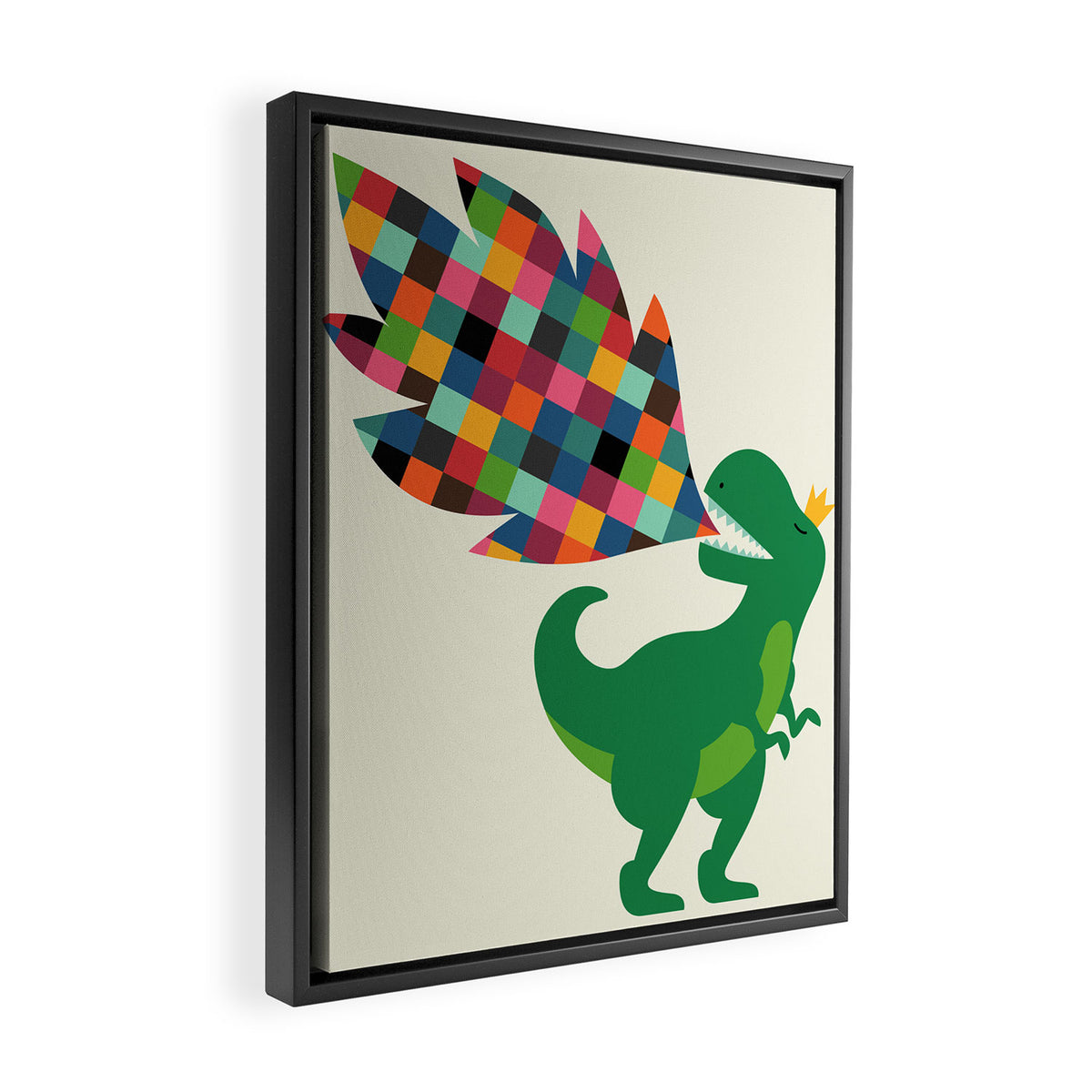 Rainbow Power Framed Canvas Print Gallery Image 2