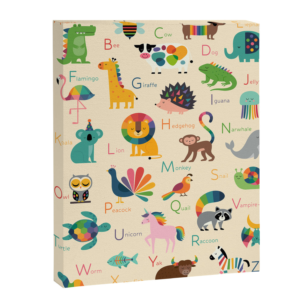 Rainbow Zoo Canvas Print Gallery Image 6