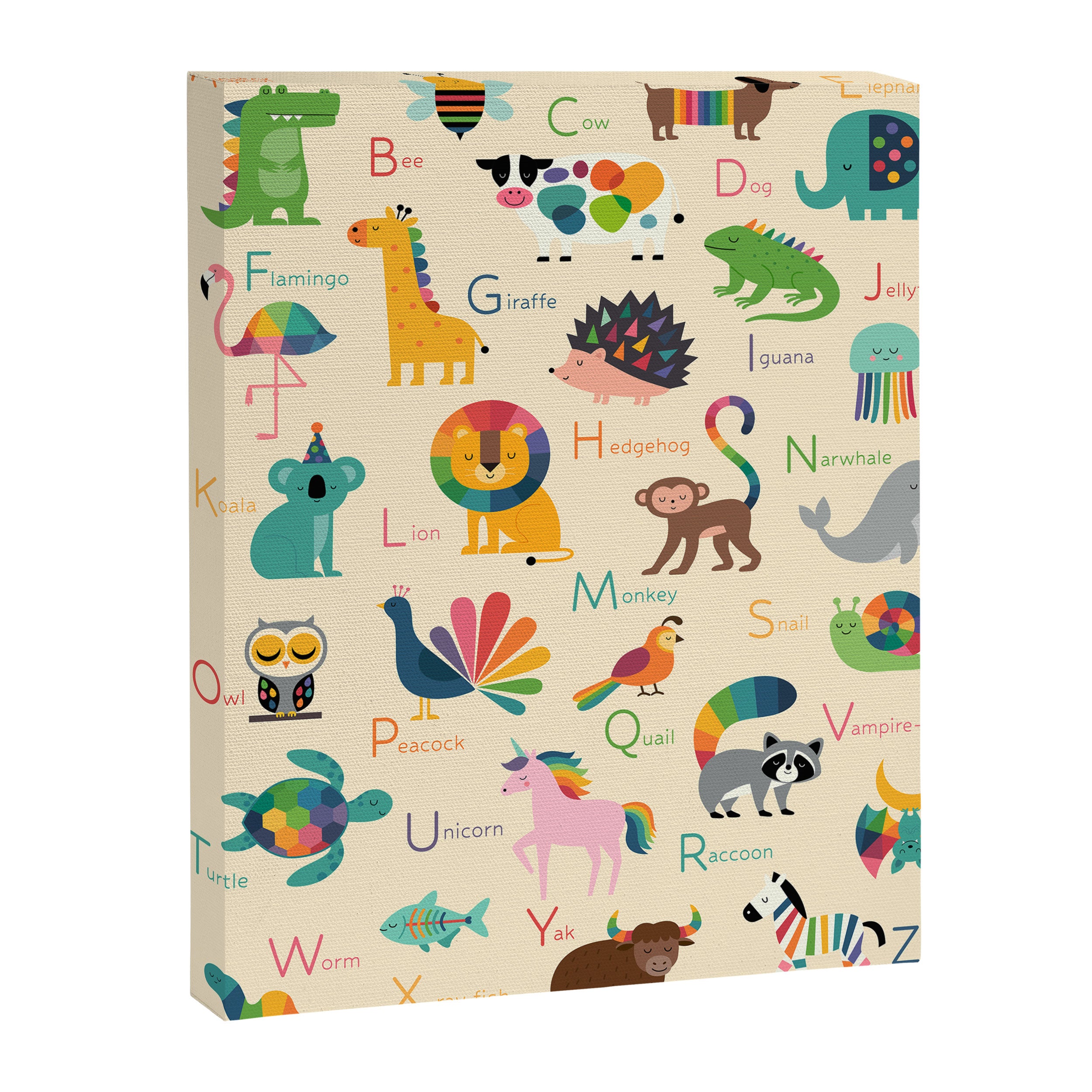 Rainbow Zoo Canvas Print Gallery Image 6