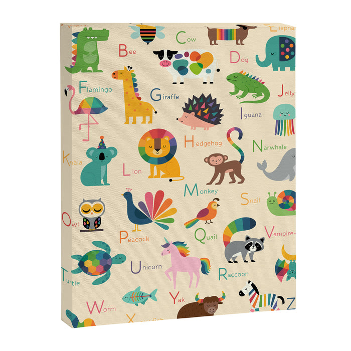Rainbow Zoo Canvas Print Gallery Image 1