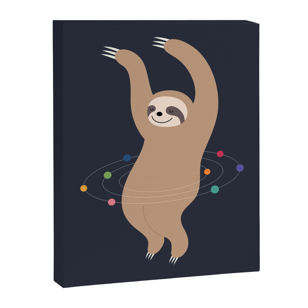 Sloth Galaxy Canvas Print Gallery Image 6