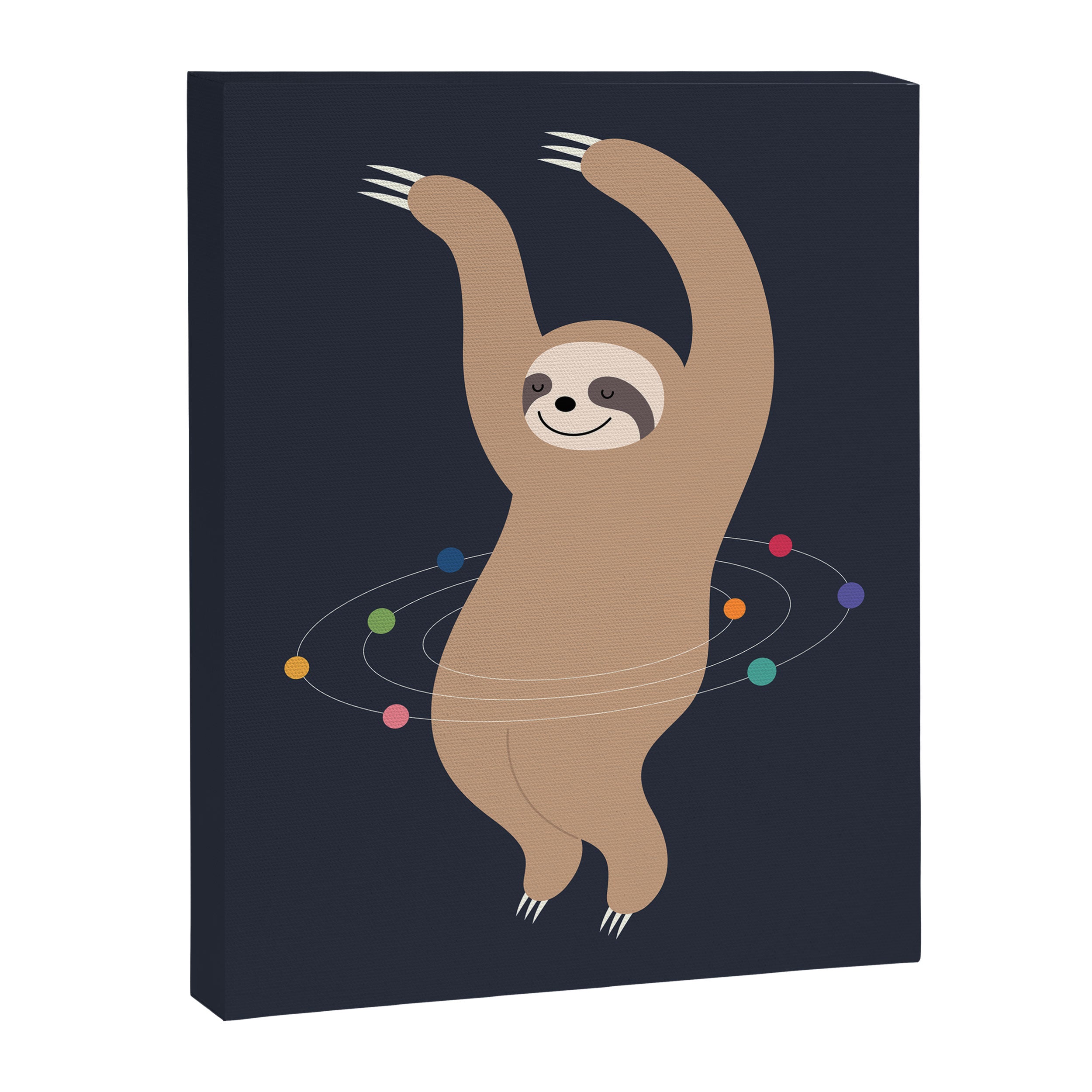 Sloth Galaxy Canvas Print Gallery Image 6