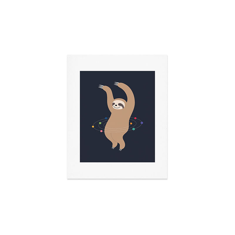 Sloth Galaxy Art Print Gallery Image 1