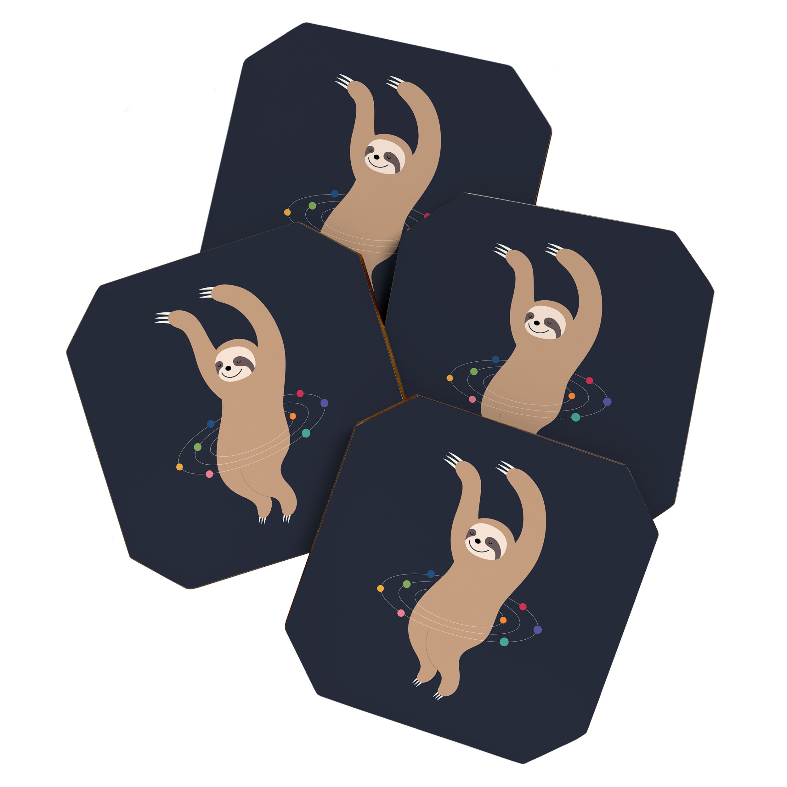 Sloth Galaxy Coaster Gallery Image 1