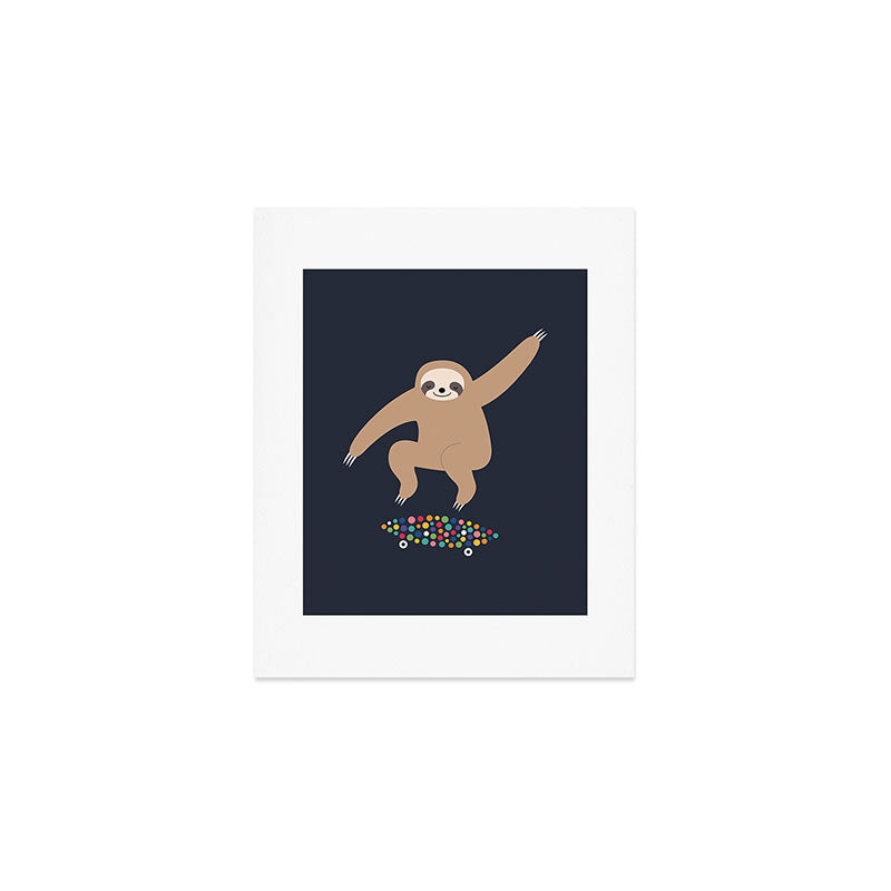 Sloth Gravity Art Print Gallery Image 1
