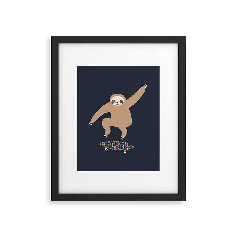 Sloth Gravity Framed Art Print Gallery Image 5
