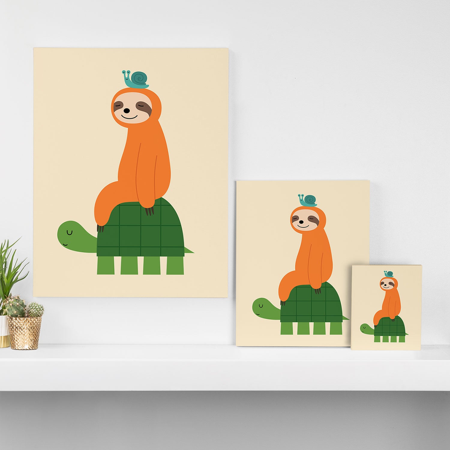 Slow Family Canvas Print Gallery Image 3