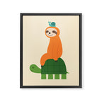 Slow Family Framed Canvas Print Gallery Image 6