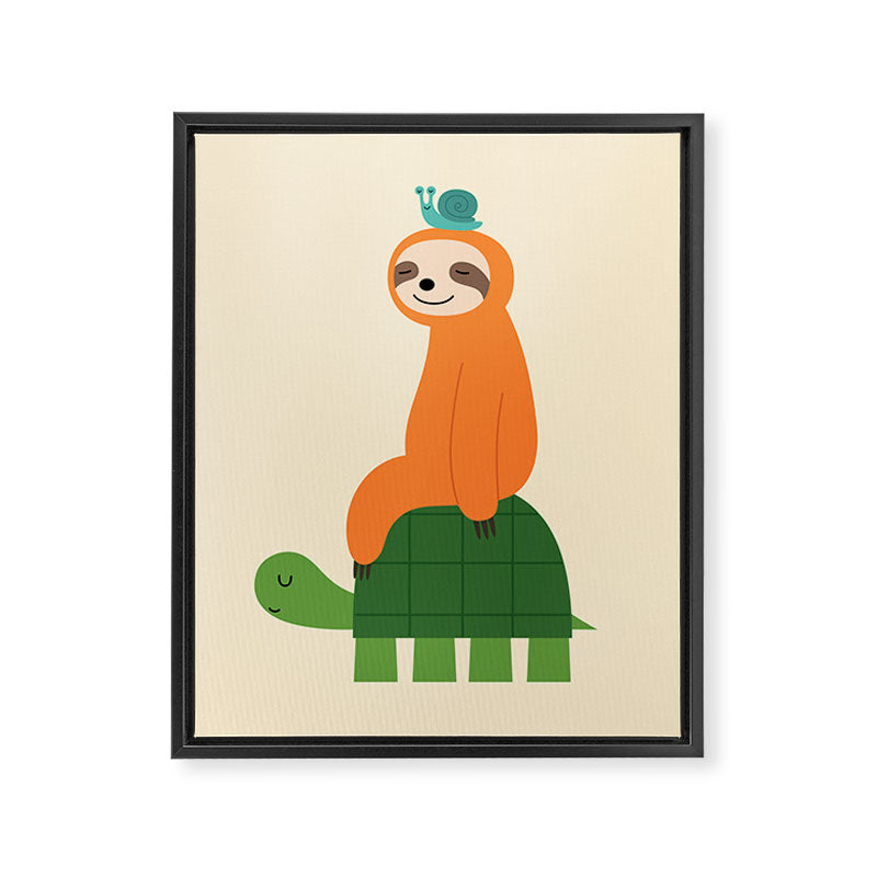 Slow Family Framed Canvas Print Gallery Image 6