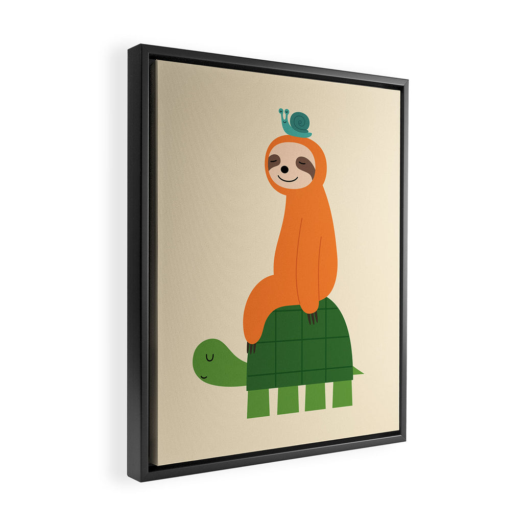 Slow Family Framed Canvas Print Gallery Image 2