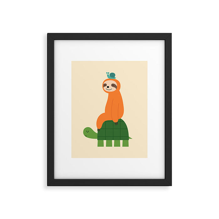 Slow Family Framed Art Print Gallery Image 1