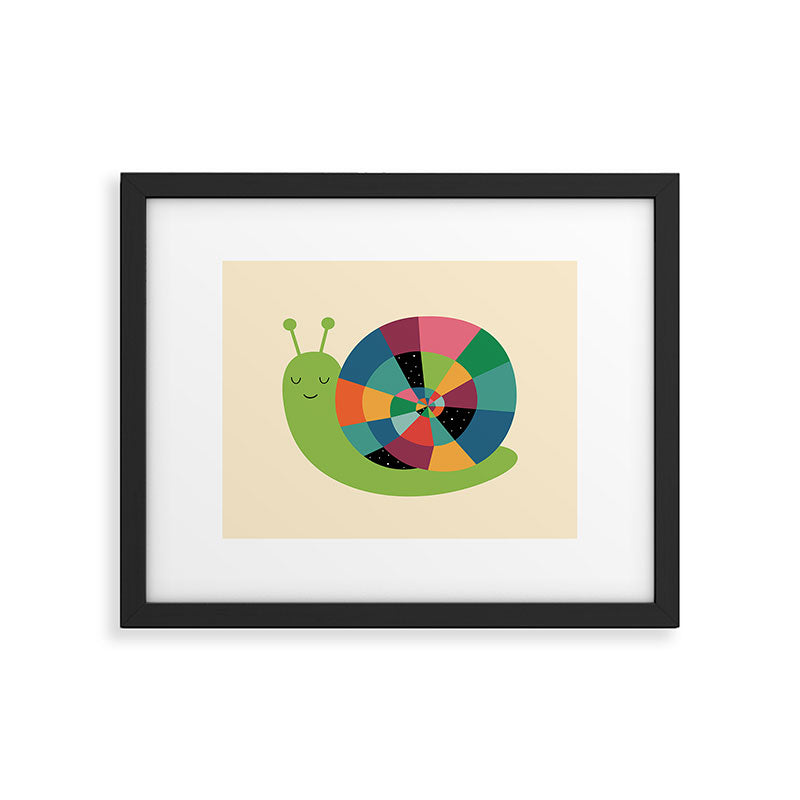 Snail Time Framed Art Print Gallery Image 6