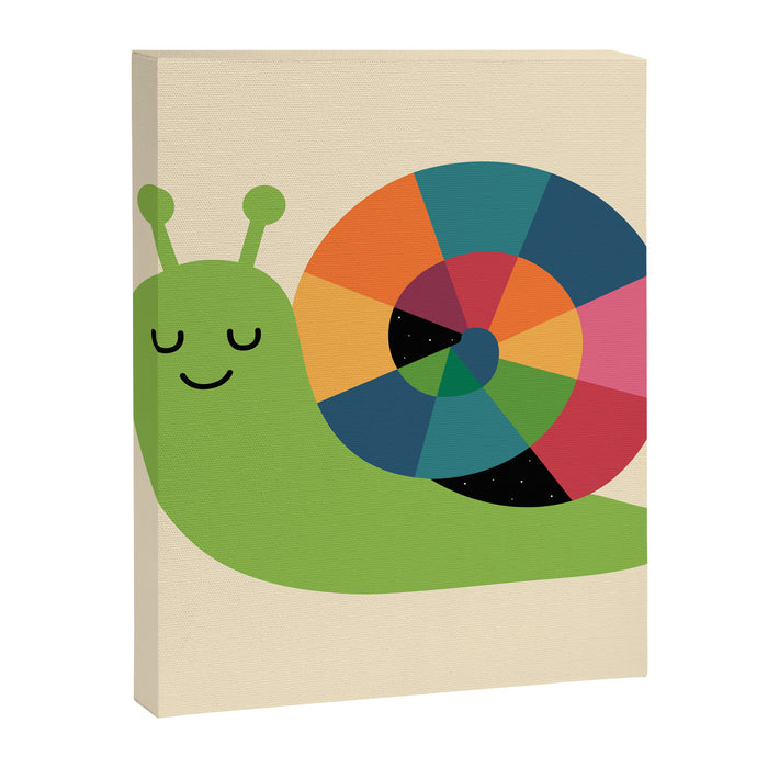 Snail Vibes Canvas Print Gallery Image 1