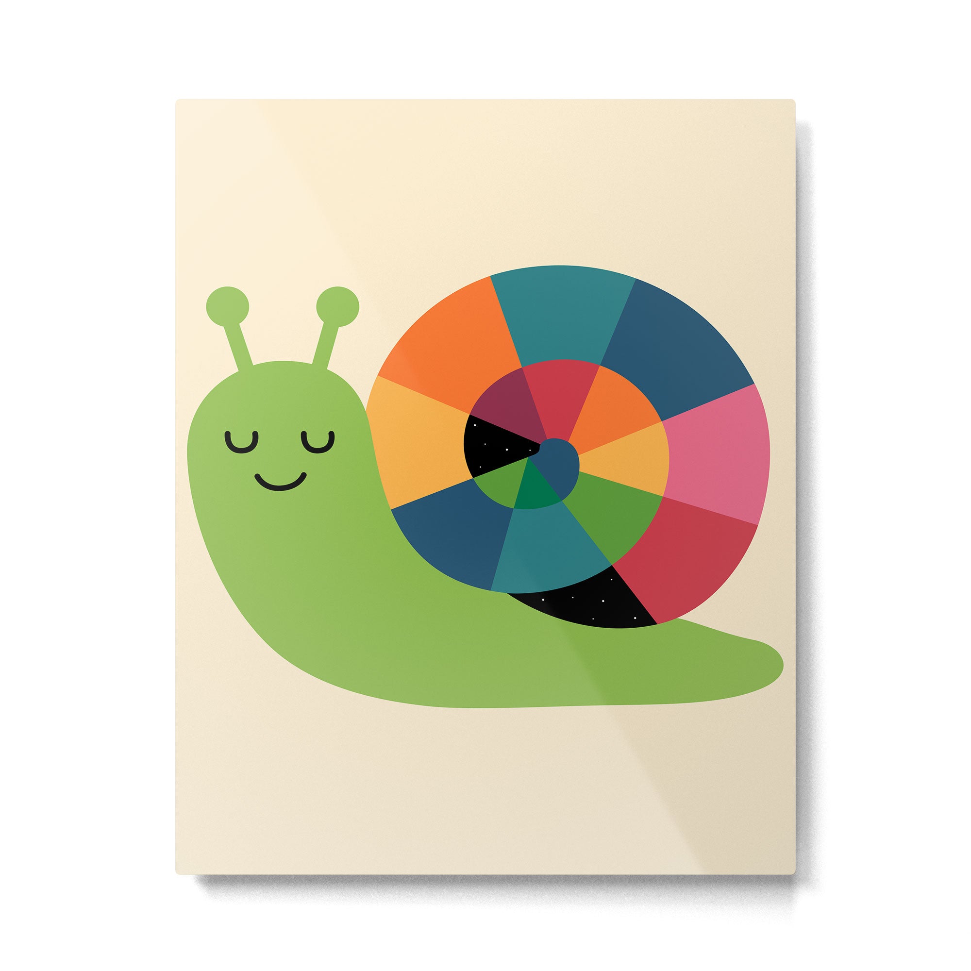 Snail Vibes Metal Print Gallery Image 6