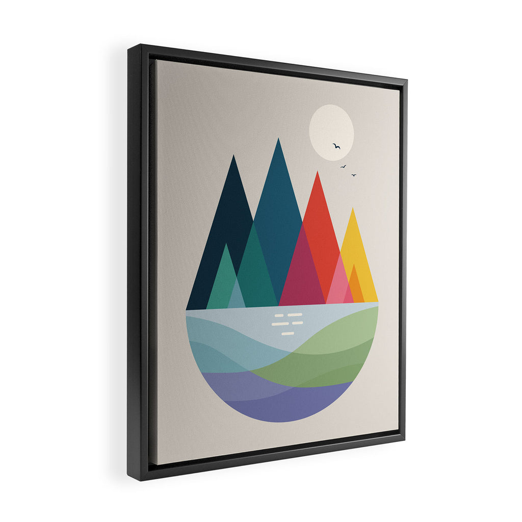 Somewhere Framed Canvas Print Gallery Image 2