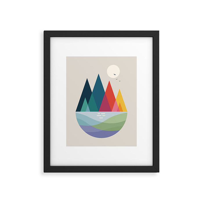 Somewhere Framed Art Print Gallery Image 1