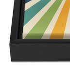 Sunny Rainbow Framed Canvas Print Gallery Image 3