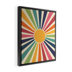 Sunny Rainbow Framed Canvas Print Gallery Image 2