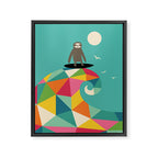 Surfs Up Framed Canvas Print Gallery Image 6