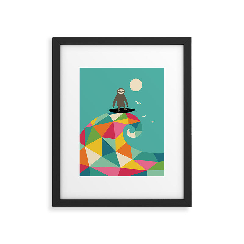 Surfs Up Framed Art Print Gallery Image 4