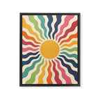 The Dance Of Sunshine Framed Canvas Print Gallery Image 6