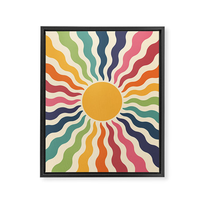 The Dance Of Sunshine Framed Canvas Print Gallery Image 1