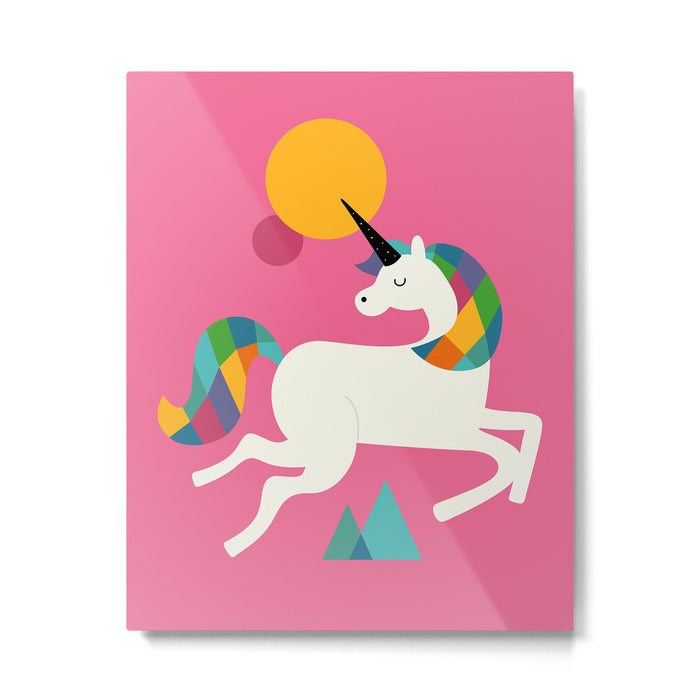 To be a unicorn Metal Print Gallery Image 1
