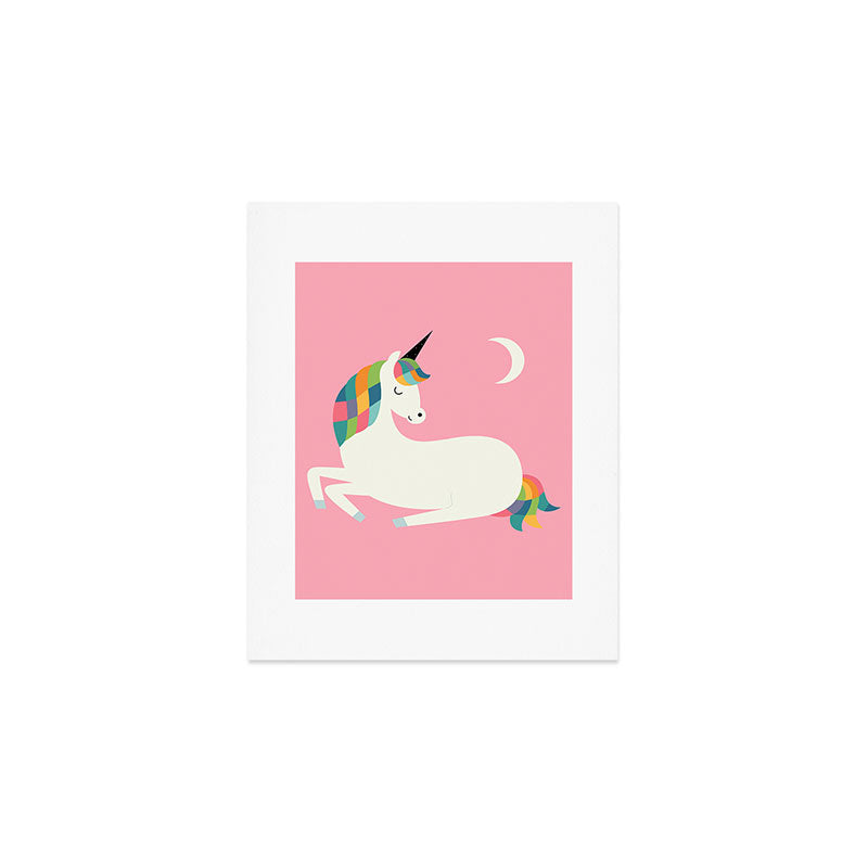 Unicorn Happiness Art Print Gallery Image 1