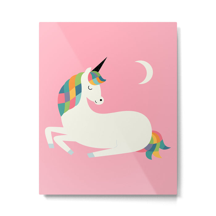 Unicorn Happiness Metal Print Gallery Image 1