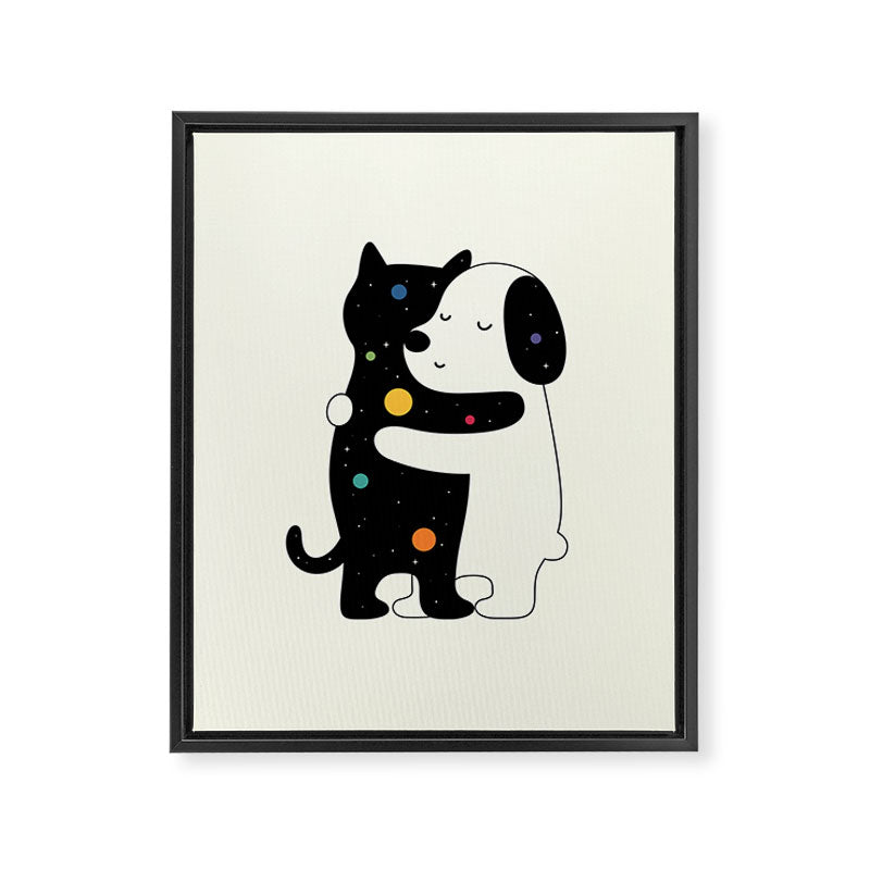 Universal Language Framed Canvas Print Gallery Image 6