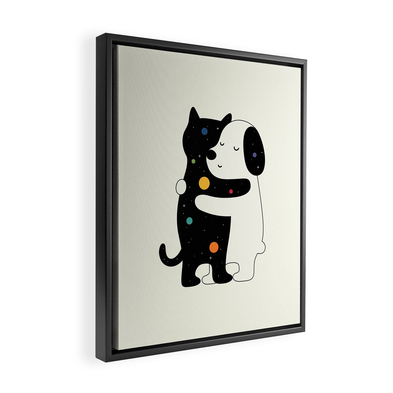 Universal Language Framed Canvas Print Gallery Image 2