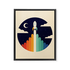 Up Framed Canvas Print Gallery Image 6