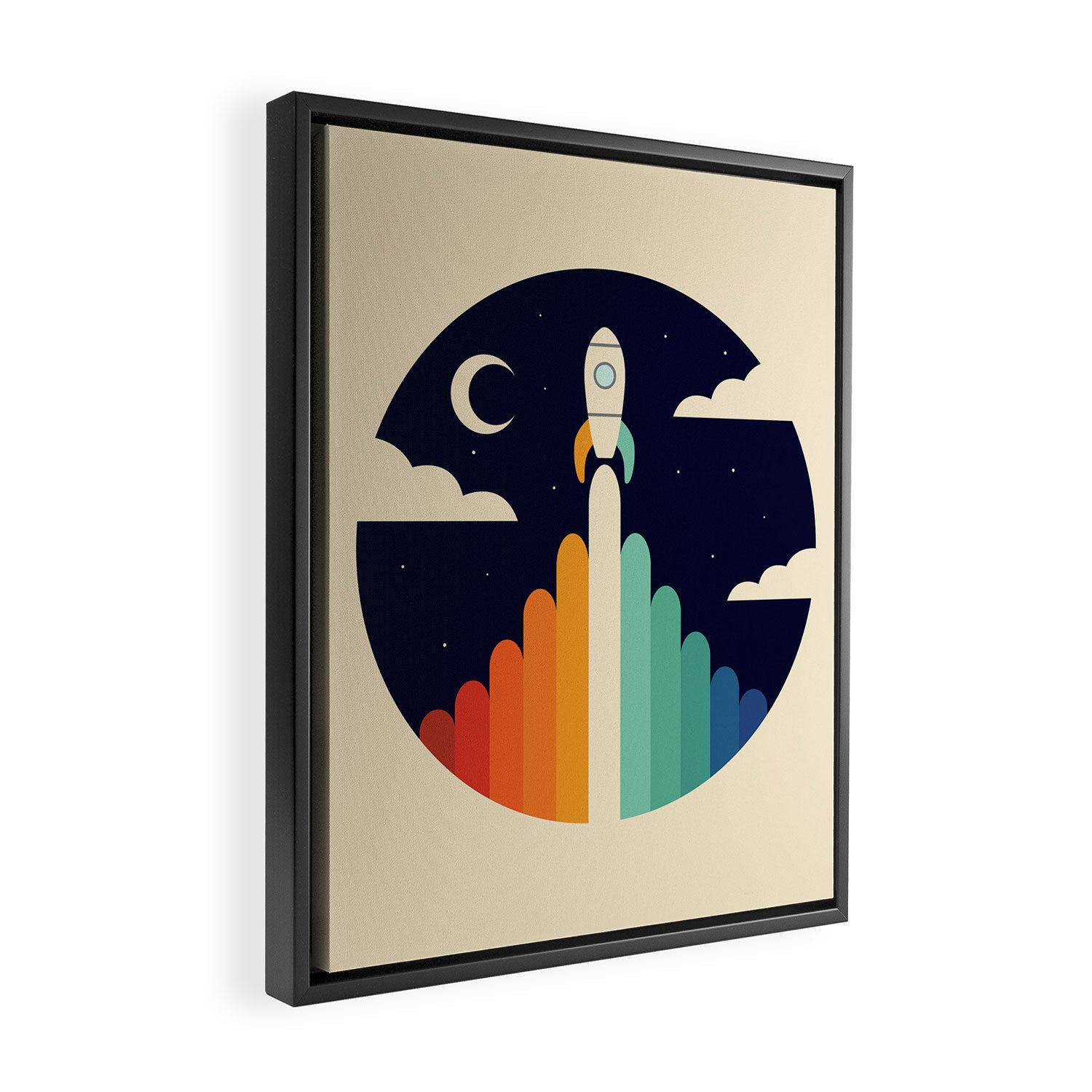 Up Framed Canvas Print Gallery Image 2