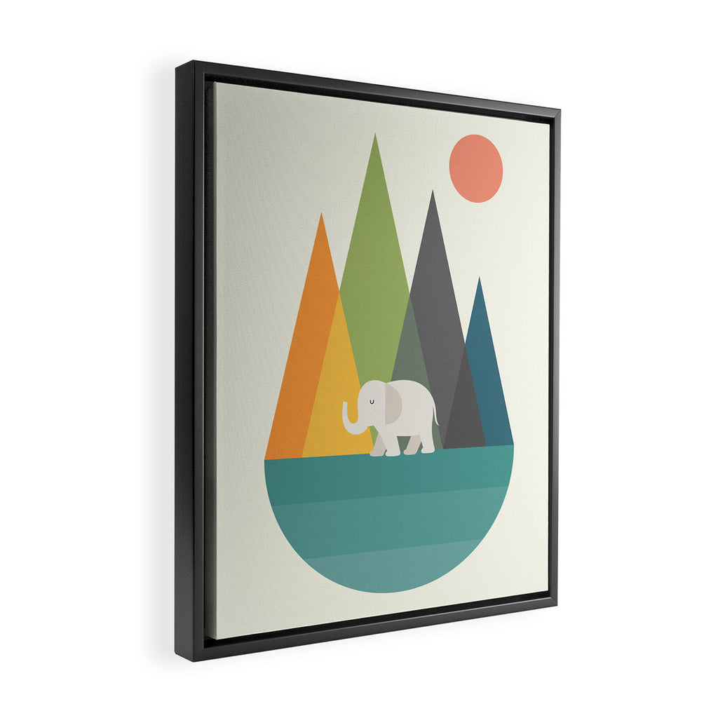 Walk In Peace Framed Canvas Print Gallery Image 2