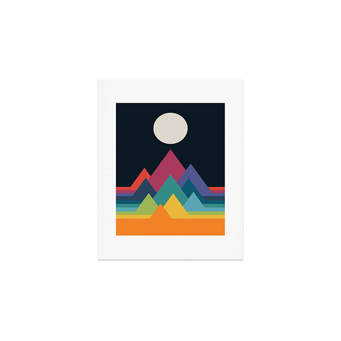 Whimsical Mountains Art Print Gallery Image 1