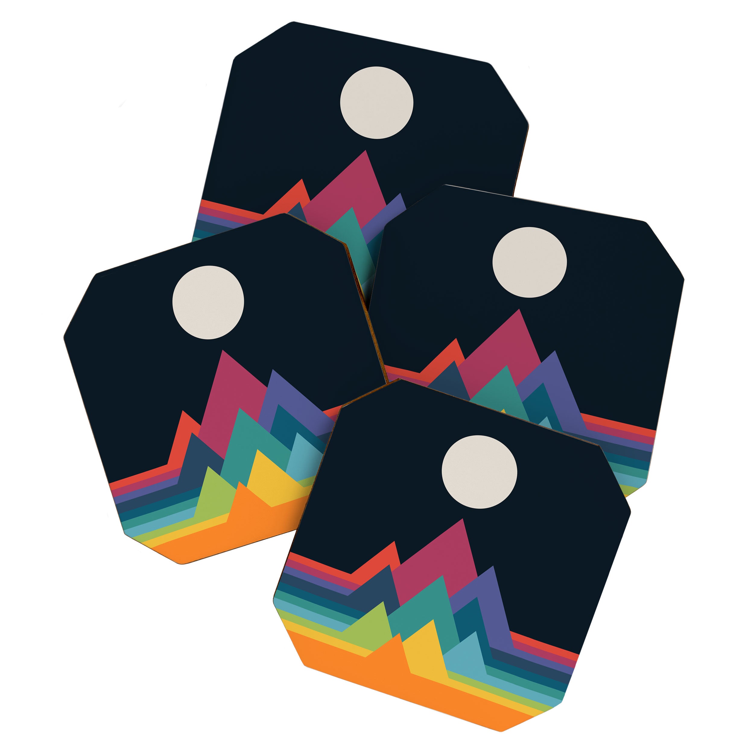 Whimsical Mountains Coaster Gallery Image 1