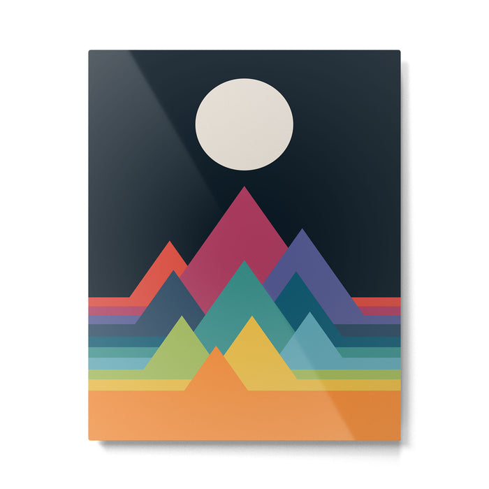 Whimsical Mountains Metal Print Gallery Image 1