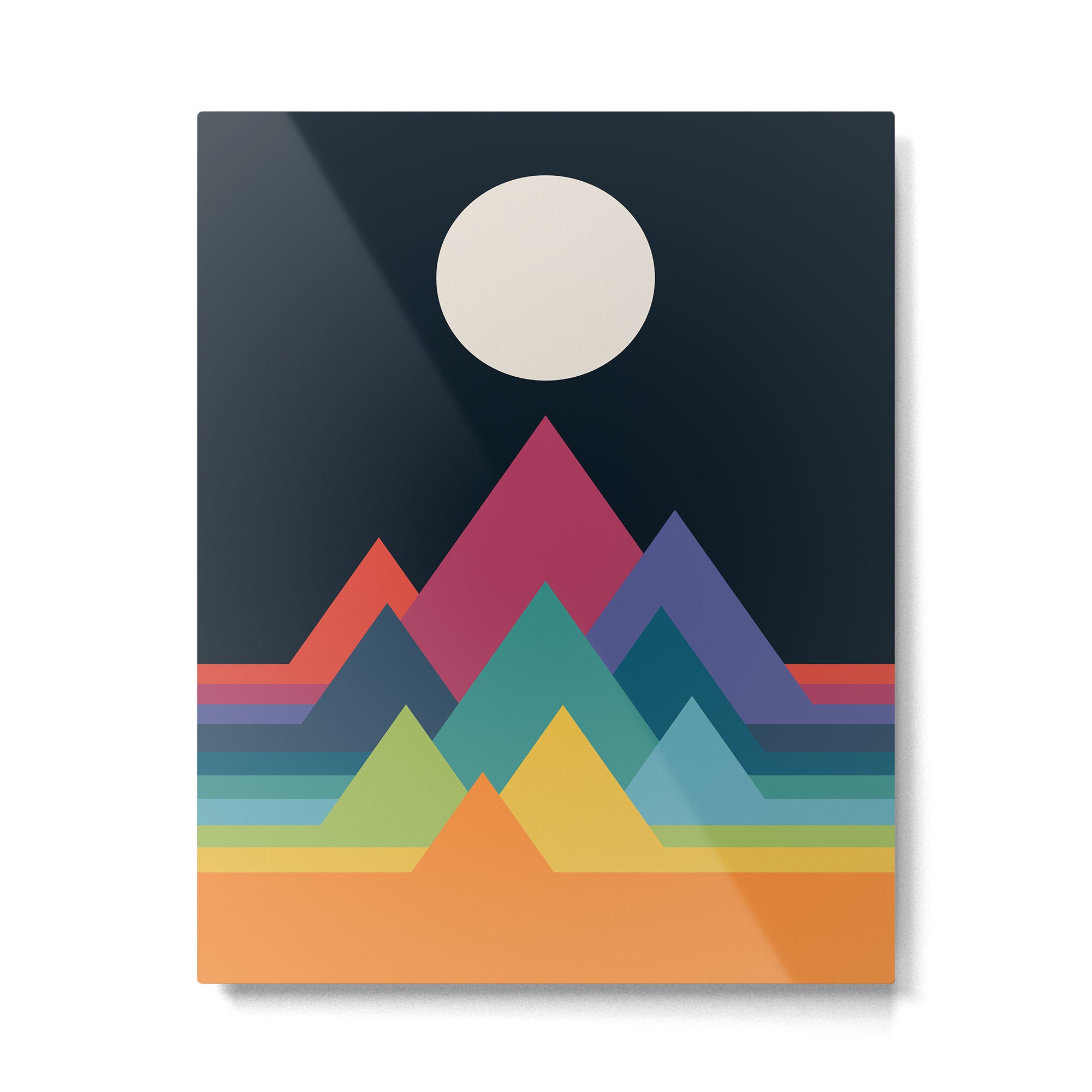 Whimsical Mountains Metal Print Gallery Image 4