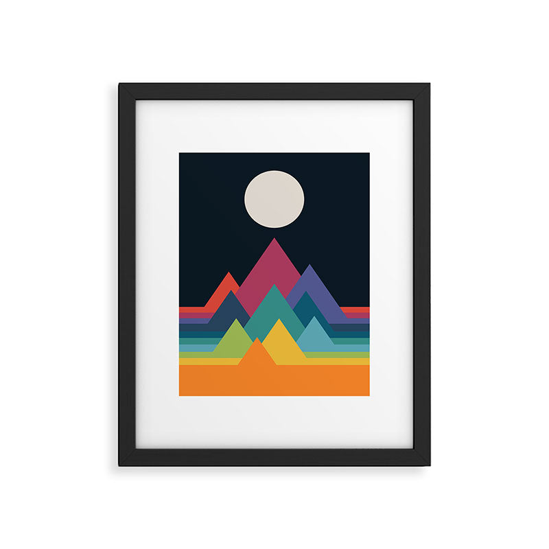 Whimsical Mountains Framed Art Print Gallery Image 4