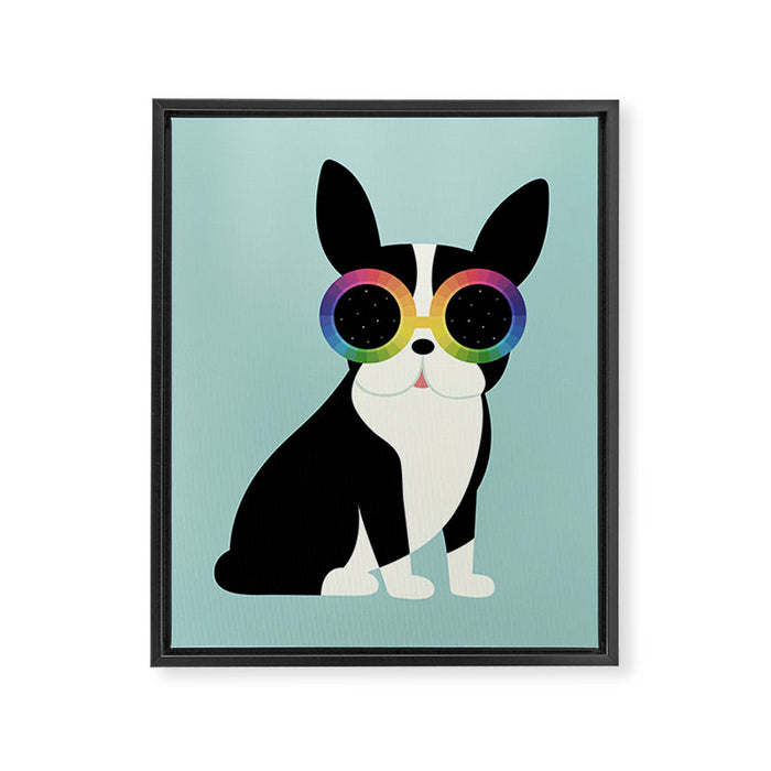 Work Hard Play Harder Framed Canvas Print Gallery Image 1