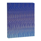 Electric Indigo Wave Symphony Canvas Print Gallery Image 8