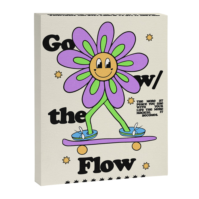 Go with the Flow Canvas Print Gallery Image 1