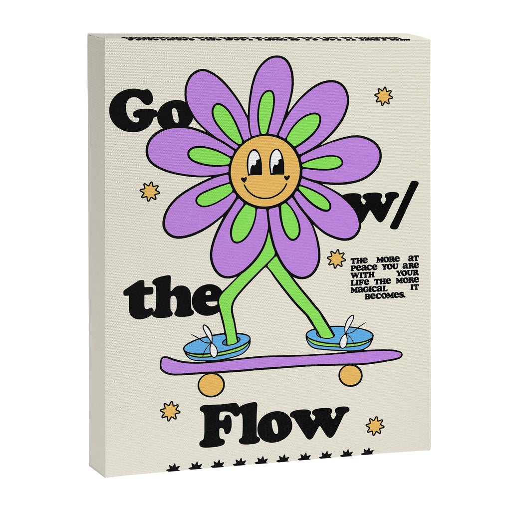 Go with the Flow Canvas Print Gallery Image 3