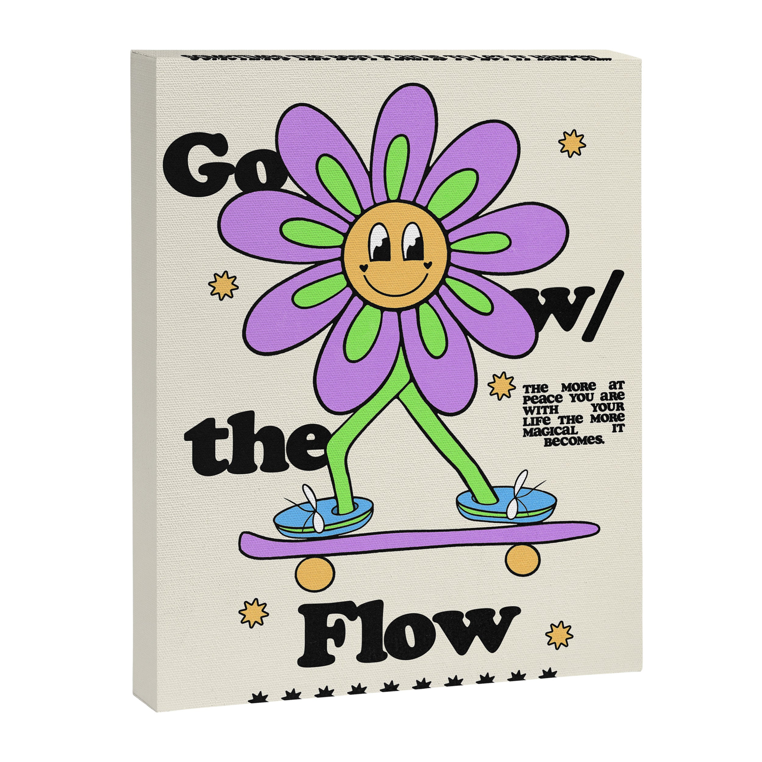 Go with the Flow Canvas Print Gallery Image 3