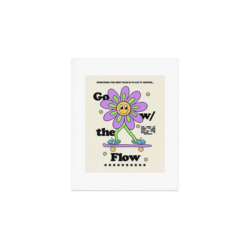 Go with the Flow Art Print Gallery Image 1